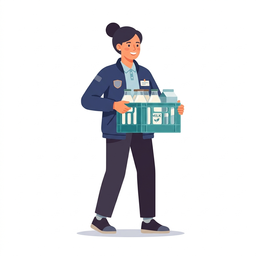 Renuka Dairy Delivery Boy